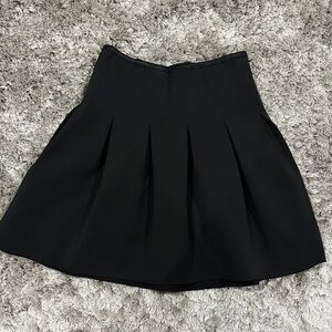 Express Black A-Line Skirt